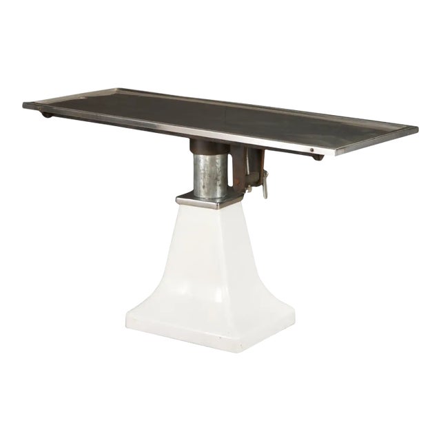 Industrial Shor-Line Hydraulic Lift Operating Table, Usa, C. 1958 For Sale