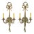 1900 Ribbon and Tassel Brass Sconces - a Pair For Sale