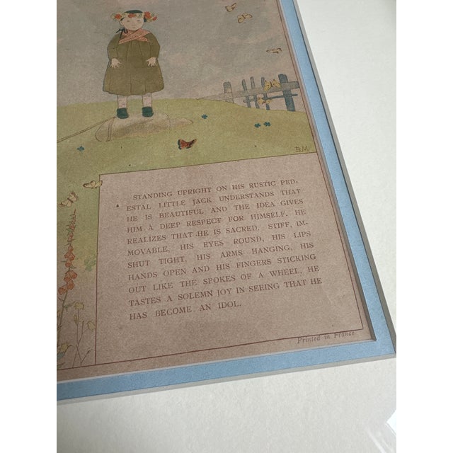Vintage 1990s French "Filles Et Garçons" Art Prints - Set of 4 Framed For Sale - Image 12 of 14