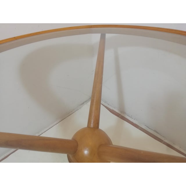 Tripod Table in Wood and Glass attributed to Cesare Lacca, Italy, 1950s For Sale - Image 10 of 16