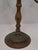19th C. Polish Bronze Sabbath Candelabrum Star of David Finial Large 18" Rare For Sale - Image 16 of 18