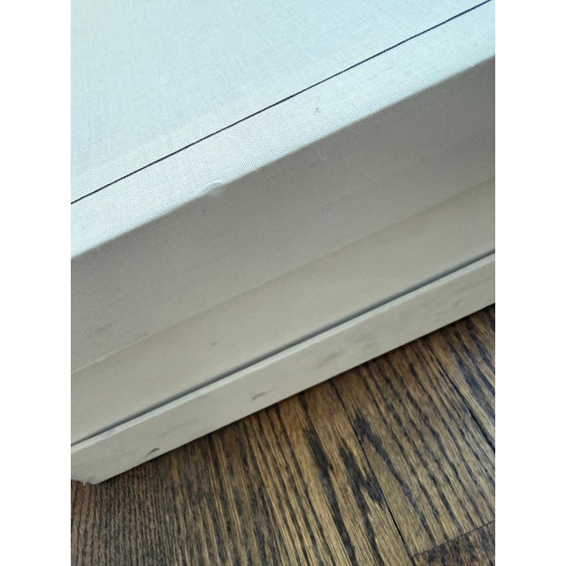 2010s Rare Authentic Chanel Couture Fabric Wrapped Vip Box Lagerfeld Closet Display Big For Sale - Image 5 of 9