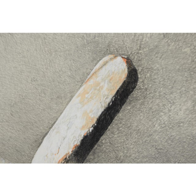 Reiner Schwarz, The Spatula, 1999, Charcoal and Crayon on Handmade Paper For Sale - Image 14 of 17