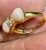 Van Cleef & Arpels Van Cleef & Arpels Coral Diamond 18k Yellow Gold Bow Design Ring For Sale - Image 4 of 18