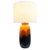 Orange Orange Ceramic Table Lamp, Germany, 1970s For Sale - Image 8 of 8