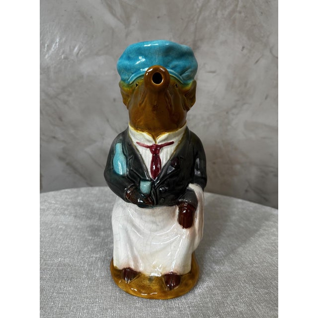 Slipware Pig Pitcher, 1920s For Sale - Image 9 of 14