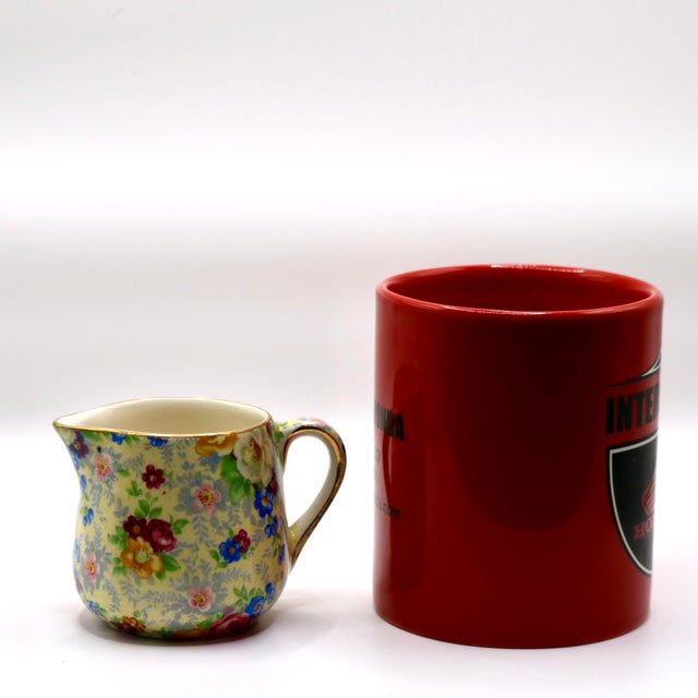 1940s English Chintz Cream Jug - Lord Nelson Ware "Rose Time" For Sale - Image 9 of 9
