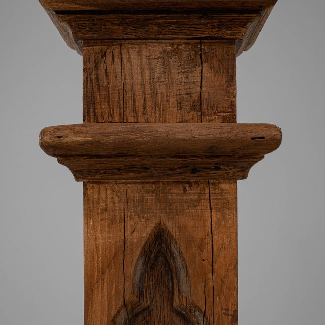 1900s French Oak Gothic-Style Building Spires - A Pair For Sale - Image 12 of 18