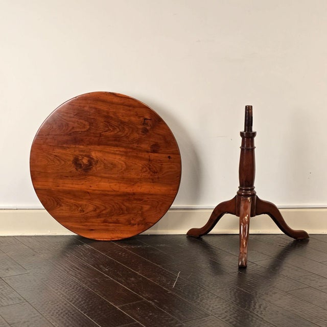 Mahogany Tilt Top Table, England Circa 1790 For Sale In San Francisco - Image 6 of 6