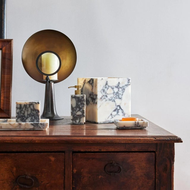 2020s Alfredo Paredes x Kassatex Viola Tissue Holder Natural For Sale - Image 5 of 5