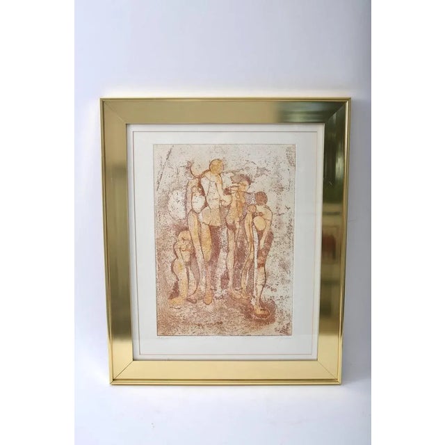 Lithograph Titled "The Gathering" by B. Zeller For Sale - Image 13 of 13