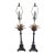 Vintage Raymond Waites for Tyndale (Frederick Cooper) Candlestick Lamps - A Pair For Sale