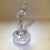 Transparent 1930's Cambridge Glass Venus Flower Frog/Paperweight For Sale - Image 8 of 13