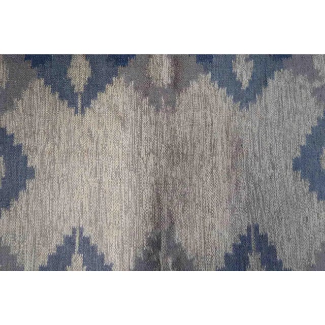 White 1970s Handmade Vintage Persian Ardabil Kilim 4.7' X 6.3' For Sale - Image 8 of 13
