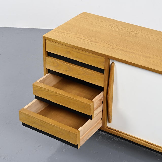 Ash Cansado Sideboard attributed to Charlotte Perriand for Steph Simon, 1960 For Sale - Image 10 of 18