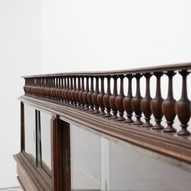 Oak Pharmacy Counter, France, 1900s For Sale - Image 6 of 18