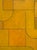 Contemporary Geometric, Abstract Oil and Cold, Wax Painting, Deep, Red, Bright Yellow by Stephen Cimini For Sale - Image 4 of 6