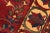Red 1980s 1980s Antique Rustic Kargahi Rust/Gold Hand Knotted Rug For Sale - Image 8 of 9