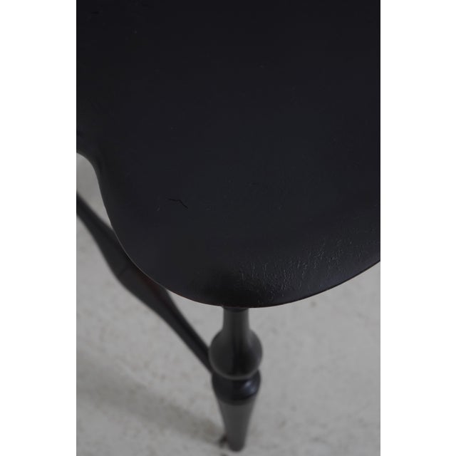 Pair of Dr Dimes Black Bow Back Windsor Side Chairs For Sale - Image 13 of 18