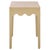 Wood Neha Wavy Accent Table in Natural For Sale - Image 7 of 8