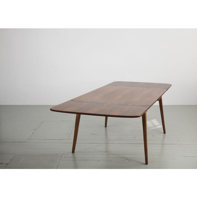 Walnut Veneer Table, 1960s For Sale - Image 9 of 18