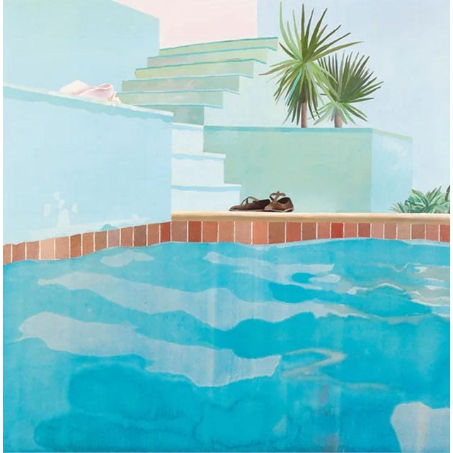 Figurative David Hockney Pool and Steps Poster For Sale - Image 3 of 3