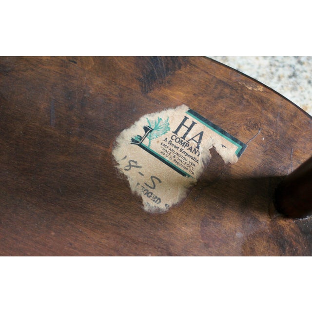 1950s Tripod Stool From Hale of Vermont For Sale - Image 6 of 10