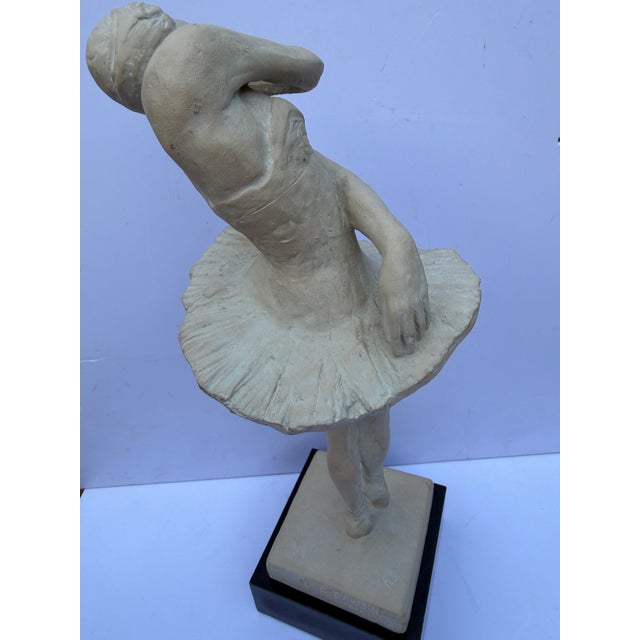 Sculpture Materials Vintage 1985 Austin Productions "On Point" Ballerina Sculpture by Klara Sever For Sale - Image 7 of 12