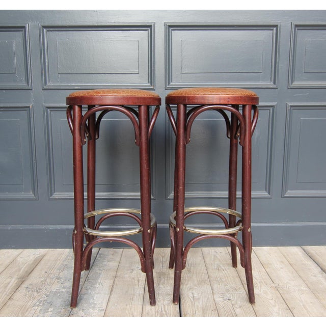 Set of Vintage Bar Stools, 1970s, in Good conditions. Designed 1970 to 1979