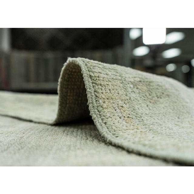 Textile Turkish Oushak Rug 3'11"x 6'2" #19366 For Sale - Image 7 of 8