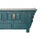 Asian Style Distressed Rustic Teal Blue Low Tv Console Table Cabinet For Sale - Image 11 of 16
