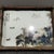 Late 19th Century Vintage Rosewood Bamboo-Form Frame & Porcelain Landscape Tea Tray For Sale - Image 5 of 9