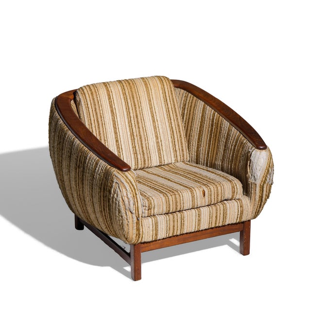 R Huber Mid Century Danish Teak Chair For Sale - Image 9 of 9