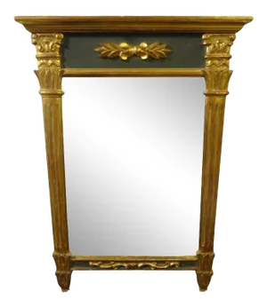 Antique French Louis XVI Style Giltwood Mirror
