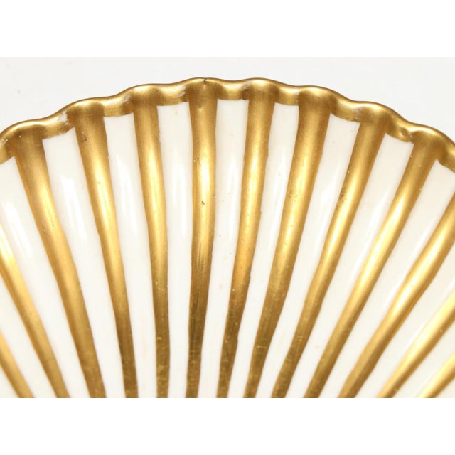 Ceramic Antique Early 19th Century French Dagoty Old Paris Porcelain Sea Shell Cup & Saucer - Circa 1810 For Sale - Image 7 of 13