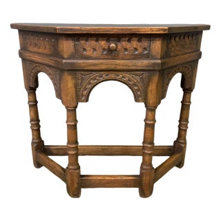 Ipswich Oak Sode Table, 1920s For Sale