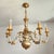 Large Vintage Italian Baroque Hand-Carved Chandelier, 1930s For Sale - Image 6 of 18
