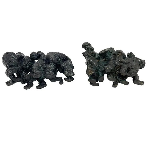 Musician Figurines by Jan van Halderen, the Netherlands, 1980s, Set of 2 For Sale - Image 6 of 13