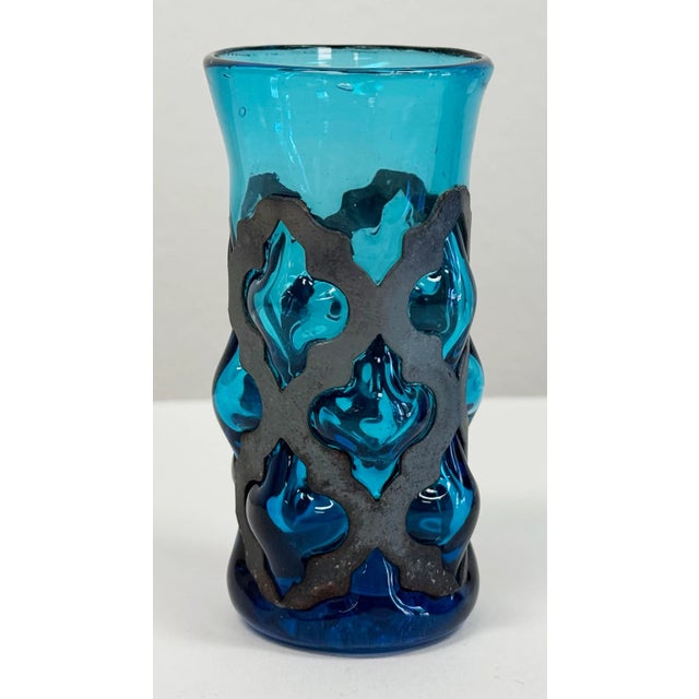 Metal Vintage MCM Felipe Derflingher Brutalist Tasting Glasses, Set of 4 For Sale - Image 7 of 8