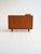 Teak cabinet with roll-up doors, internal pull-out trays, and brass details. Scandinavian production, 1950s. Scandinavian...