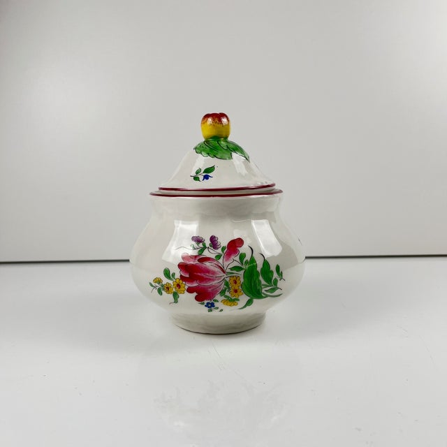 Sugar Bowl, Streetlight Model by KG Lunéville Dimensions: Diameter: 12 cm Height: 15 cm Very good condition, vintage item,...