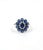 2.00 Ct Natural Sapphire & Diamond Ring, Size 7 For Sale - Image 9 of 9