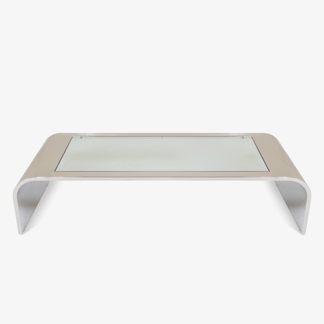 1970s Stainless Steel Waterfall Cocktail Table by Brueton For Sale - Image 5 of 5