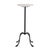 Spritely Home Accent Furniture Berlin 10 in. W Round Marble and Iron Side Table, Metalworks For Sale - Image 4 of 7