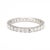Add timeless elegance to your collection with this exquisite diamond band ring, crafted in 14k white gold. Featuring...