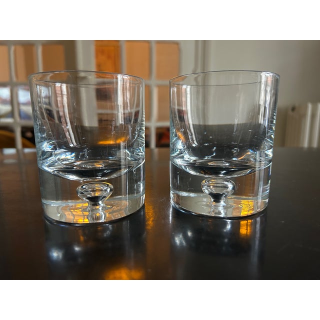 Glass Vintage Scandinavian Crystal Glasses by Tapio Wirkkala, 1970s, Set of 8 For Sale - Image 7 of 12