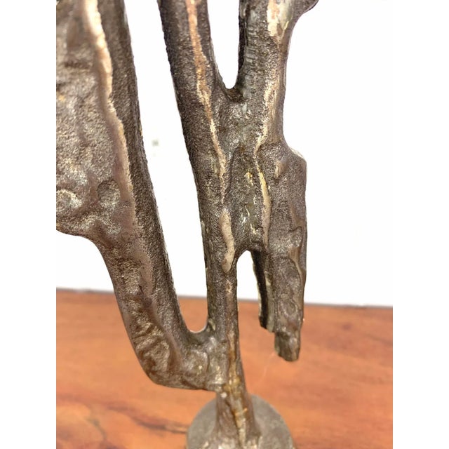 Vintage Brutalist Candleholder, 1960s For Sale - Image 6 of 9