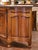 19th C. French Régence Marble Top Carved Walnut Three-Door Enfilade With Drawers For Sale In Dallas - Image 6 of 17