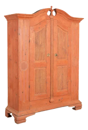 Late 18th Century Swedish Painted Pine Armoire