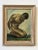 Mid-Century Modern Vintage Art Deco Style Kneeling Male Nude Oil on Board Painting, Circa Mid 20th Century For Sale - Image 3 of 18